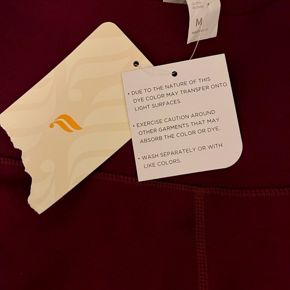 Fabletics leggings, port wine - Picture 3 of 6